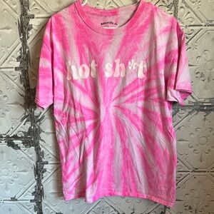 Pink Tie-Dye Samantha Jo hot sh*t funny T-Shirt